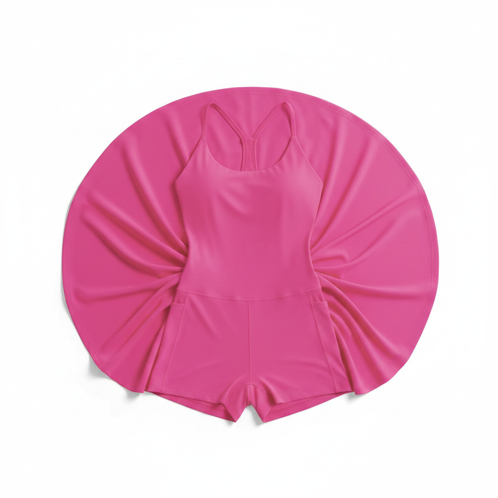active dress with built-in shorts

